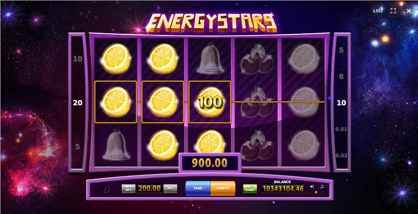 Energy Stars Slot Gameplay