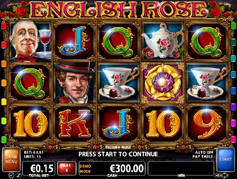 English Rose Slot Gameplay