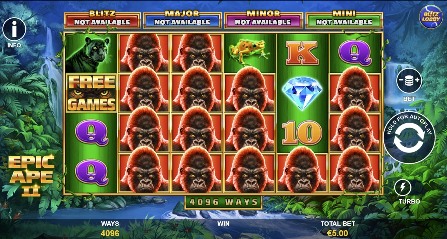 Epic Ape 2 Slot Gameplay