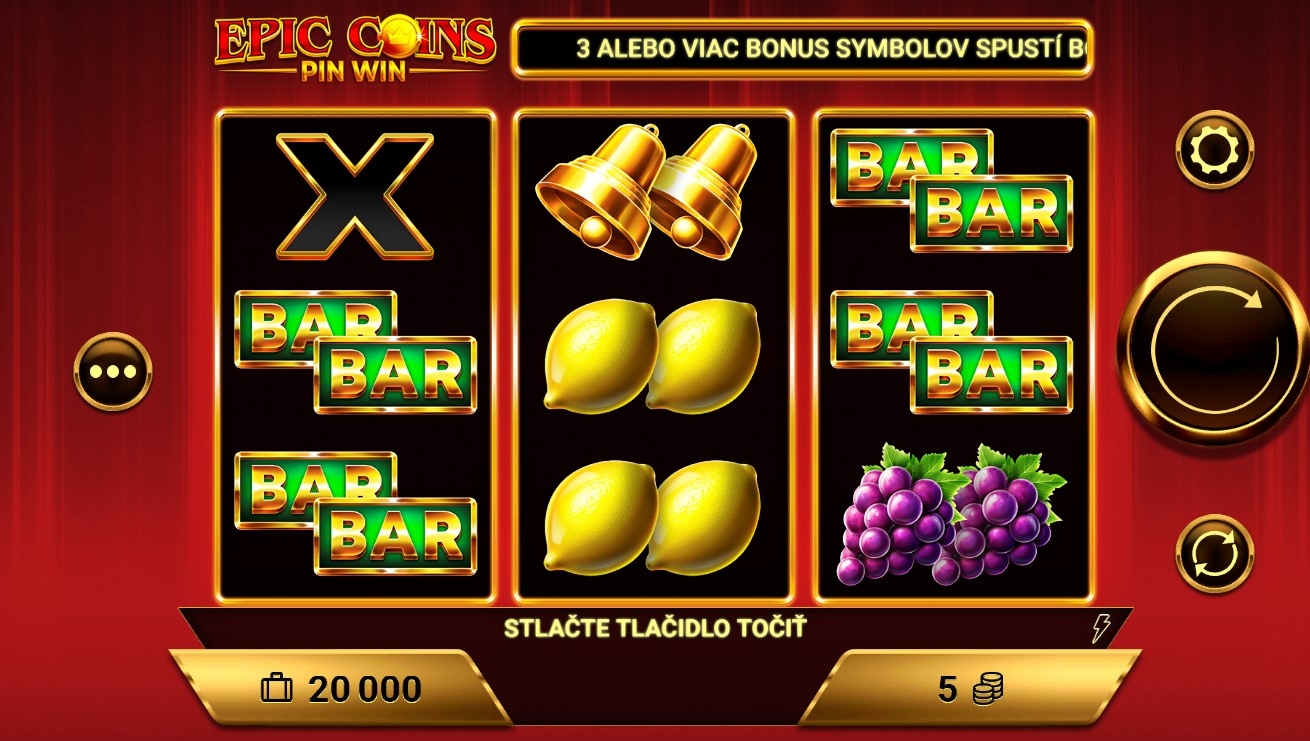 Epic Coins Slot Gameplay