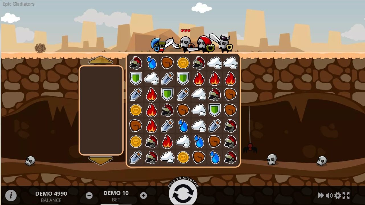 Epic Gladiators Slot Gameplay