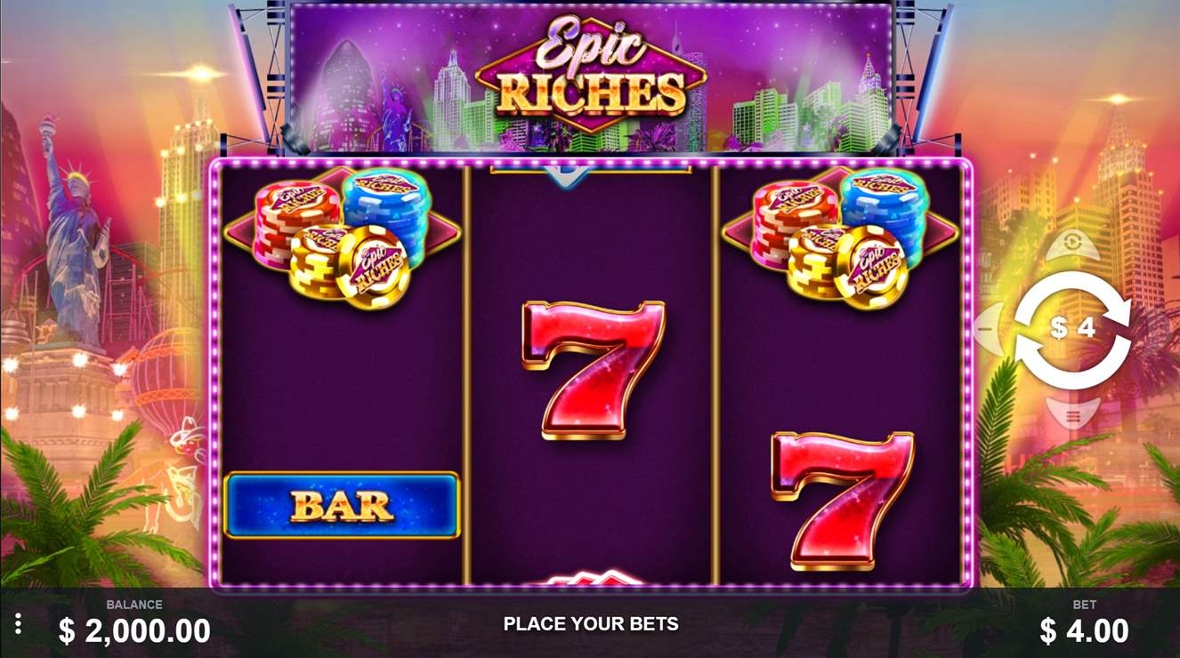 Epic Riches Slot Gameplay