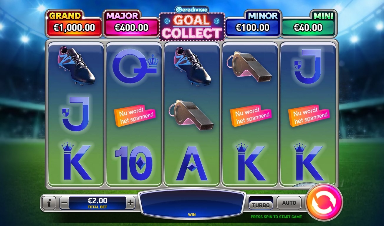 Eredivisie Goal Collect Slot Gameplay