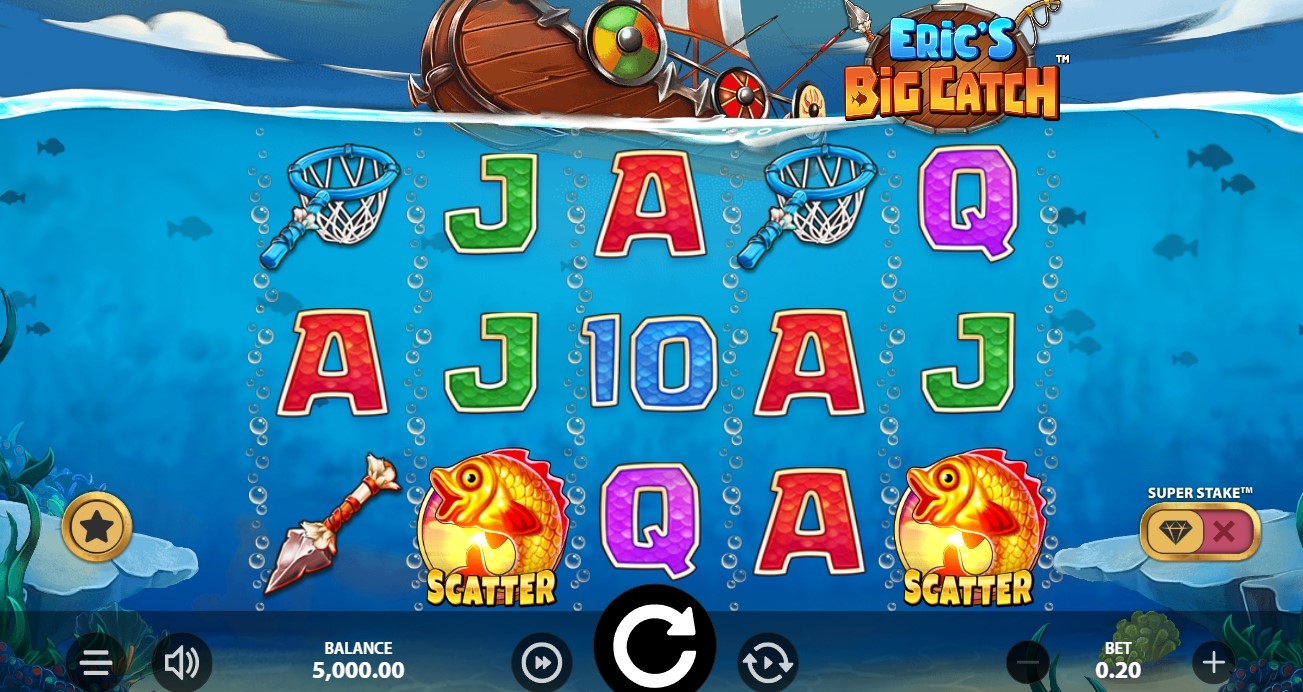 Eric's Big Catch Slot Gameplay