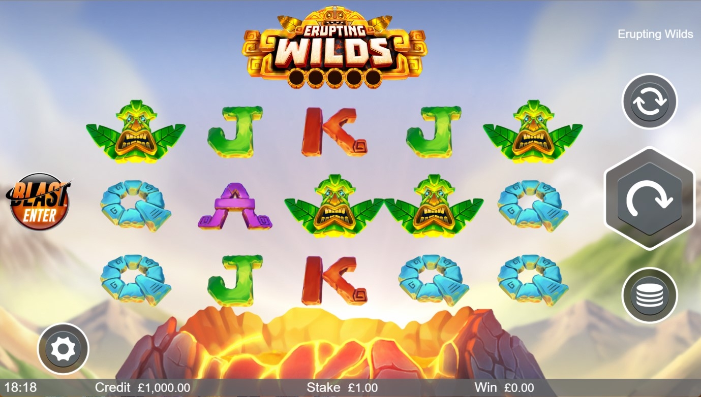 Erupting Wilds Slot Gameplay