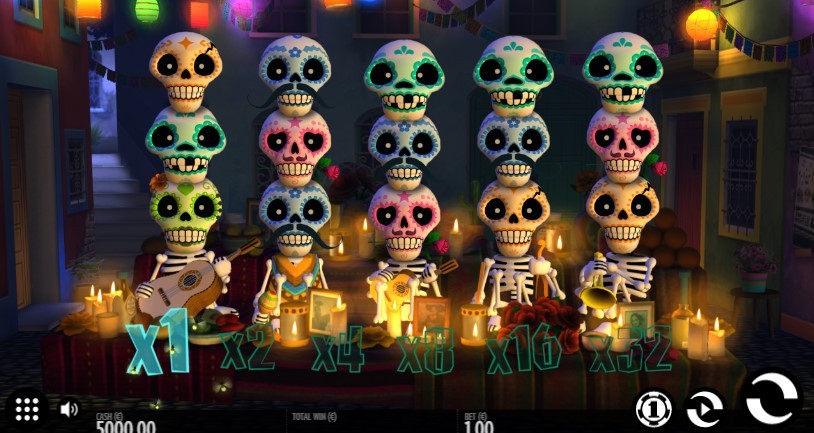 Esqueleto Explosivo Slot Gameplay