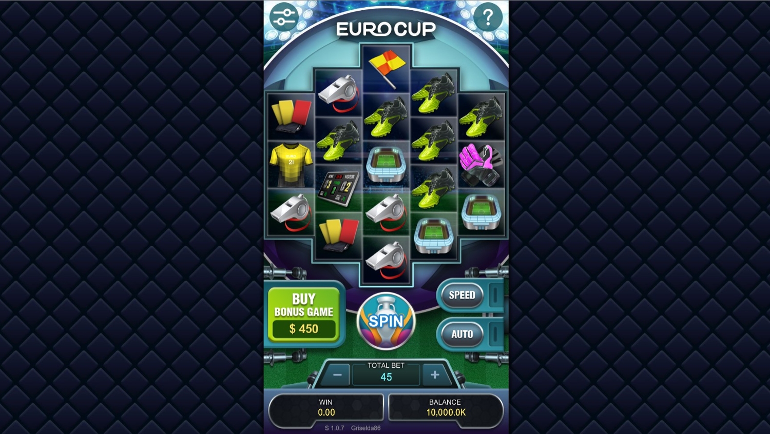 Euro Cup Slot Gameplay