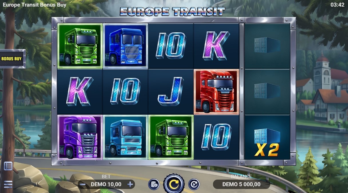 Europe Transit Slot Gameplay