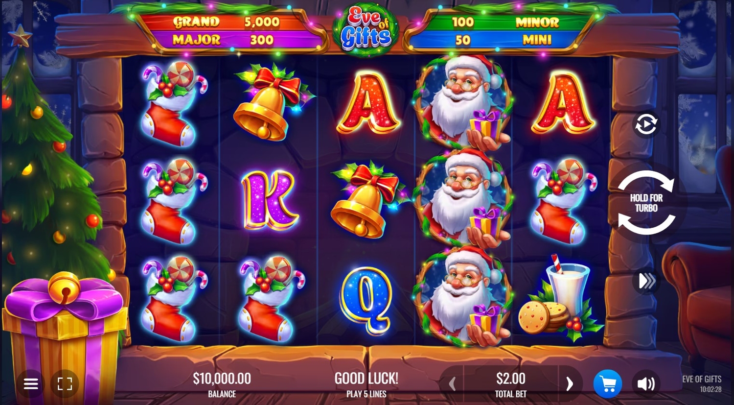 Eve of Gifts Slot Gameplay