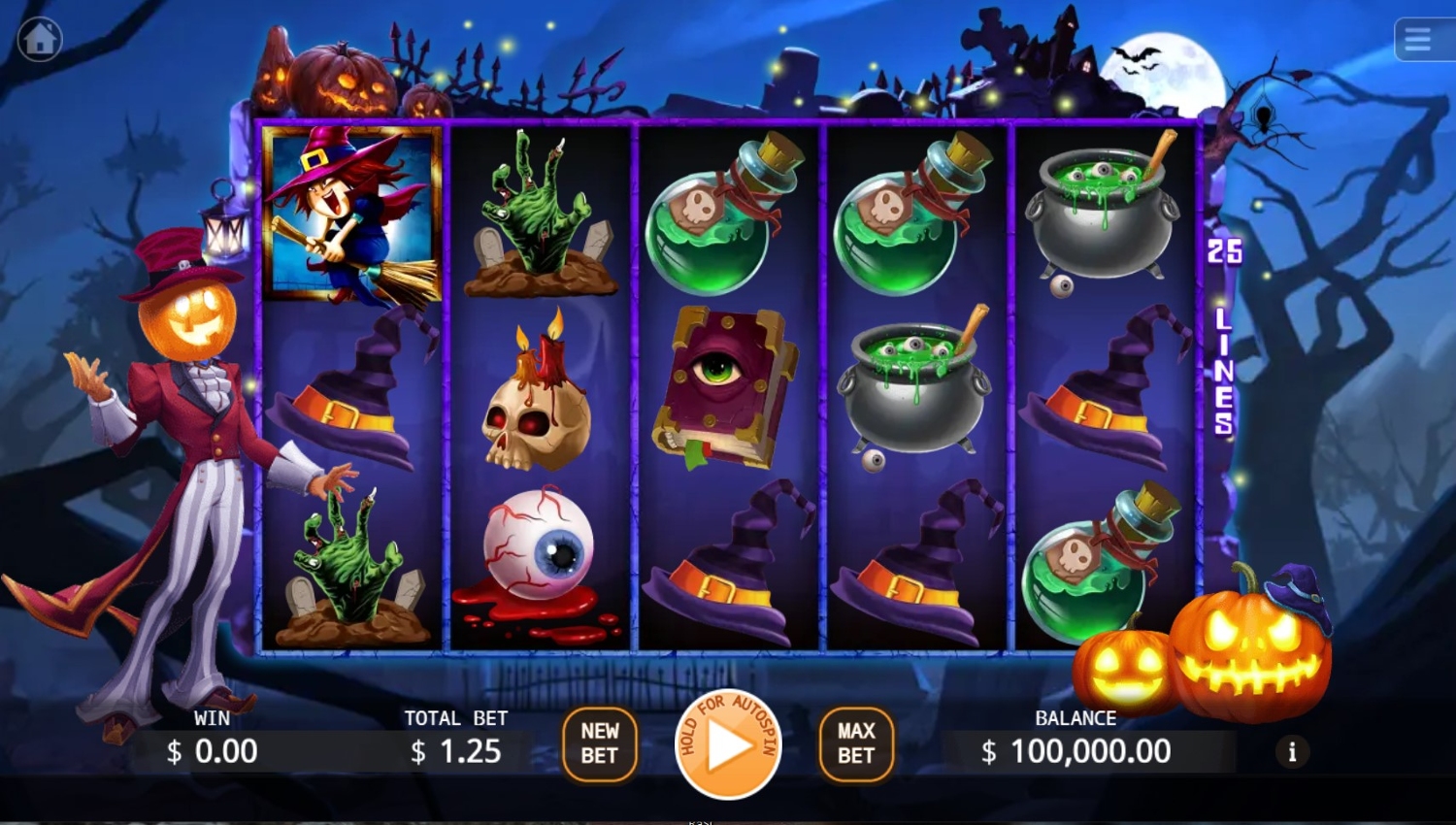 Evil Pumpkin Slot Gameplay