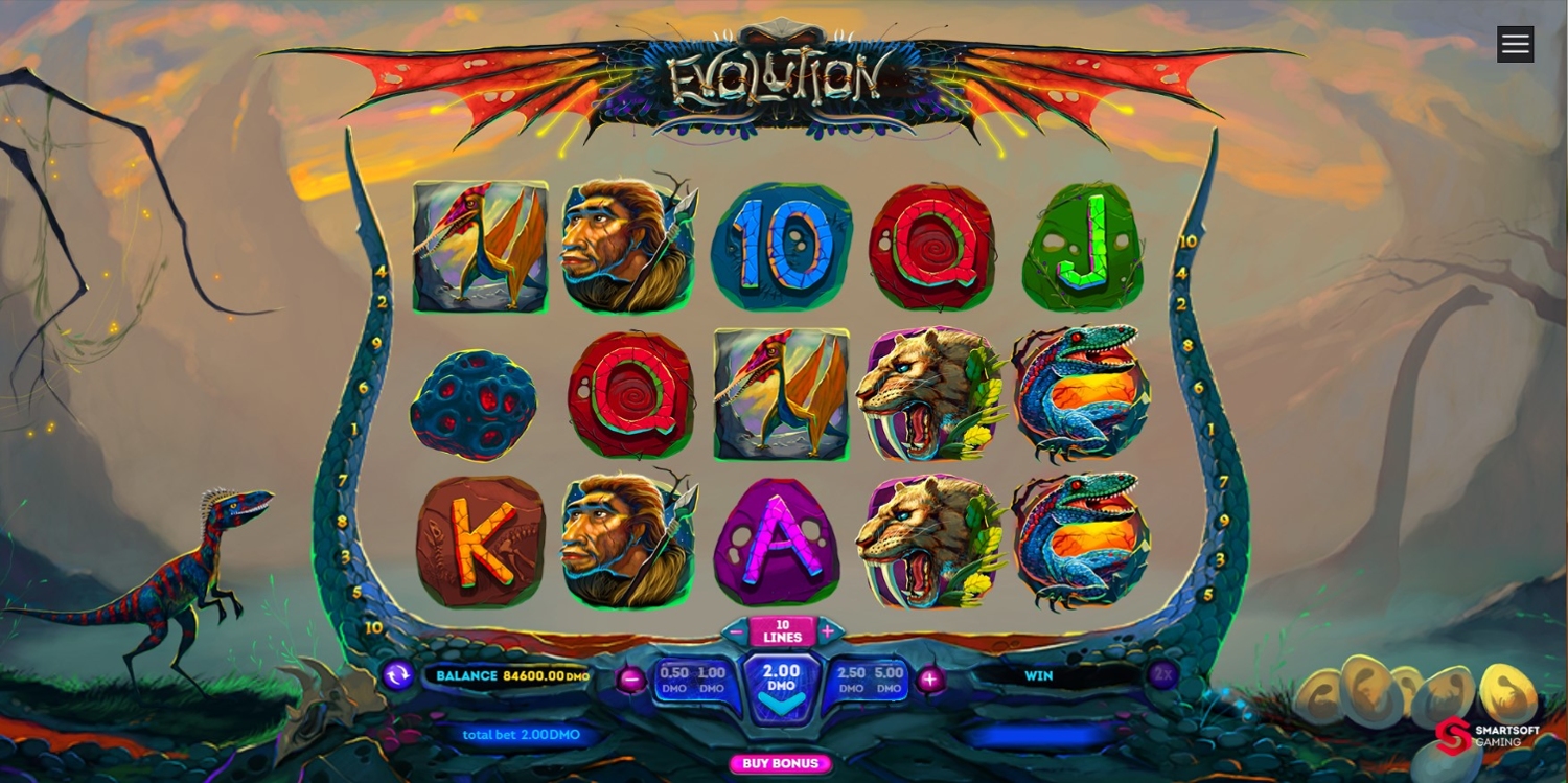 Evolution Slot Gameplay