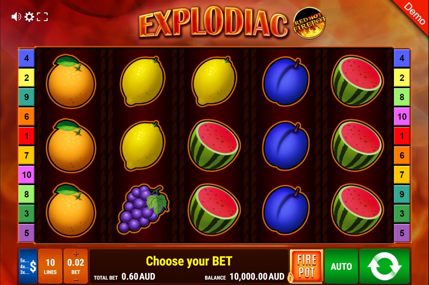 Explodiac - Red Hot Firepot Slot Gameplay