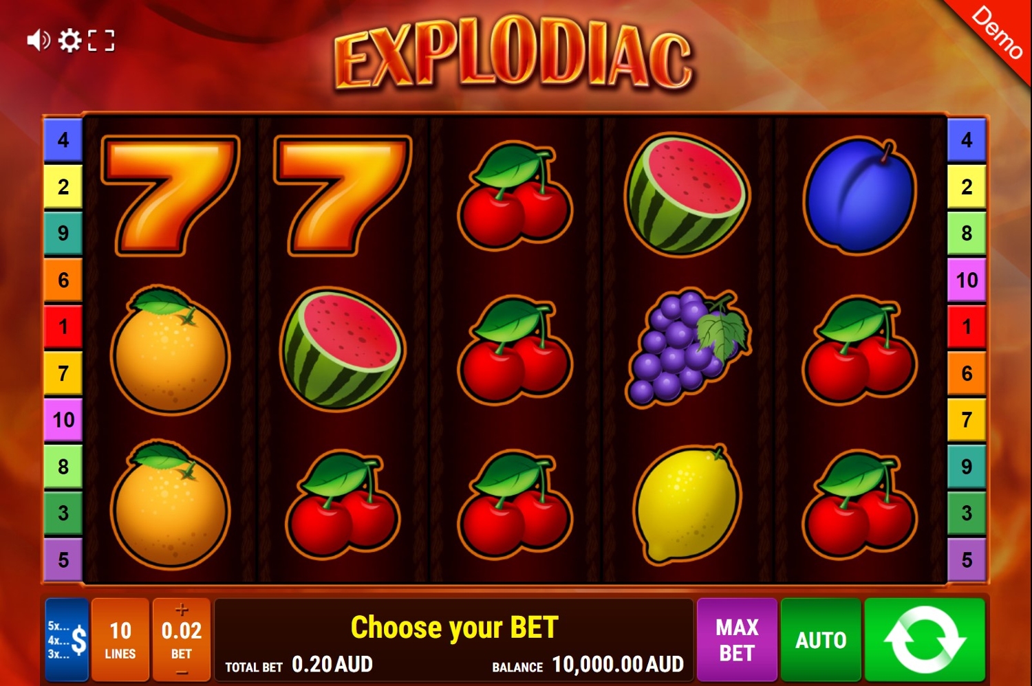 Explodiac Slot Gameplay