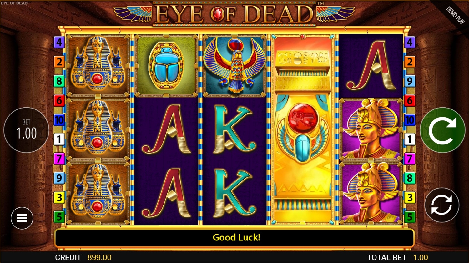 Eye of Dead Slot Gameplay