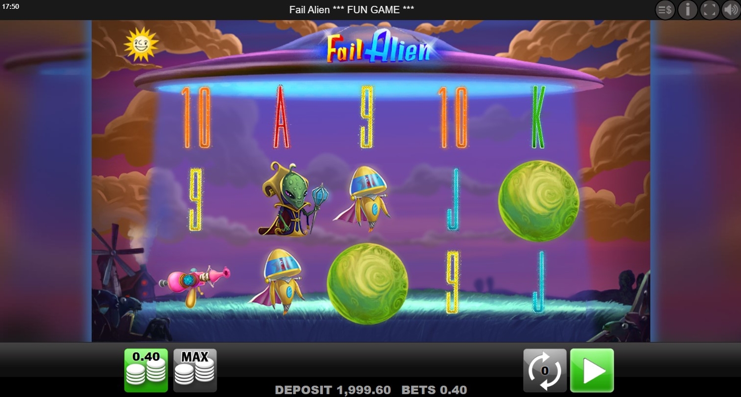 Fail Alien Slot Gameplay