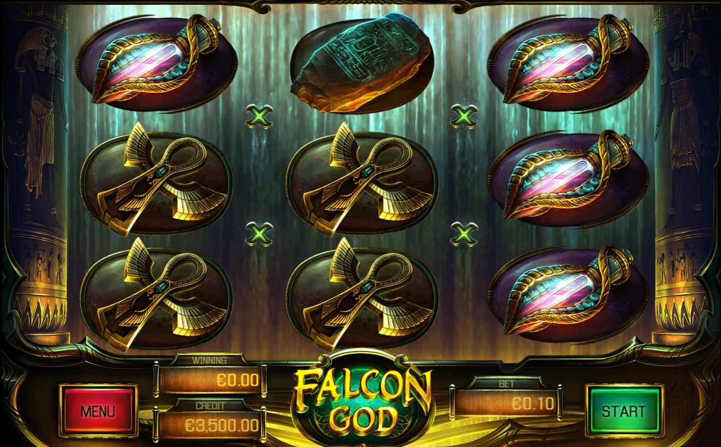 Falcon God Slot Gameplay