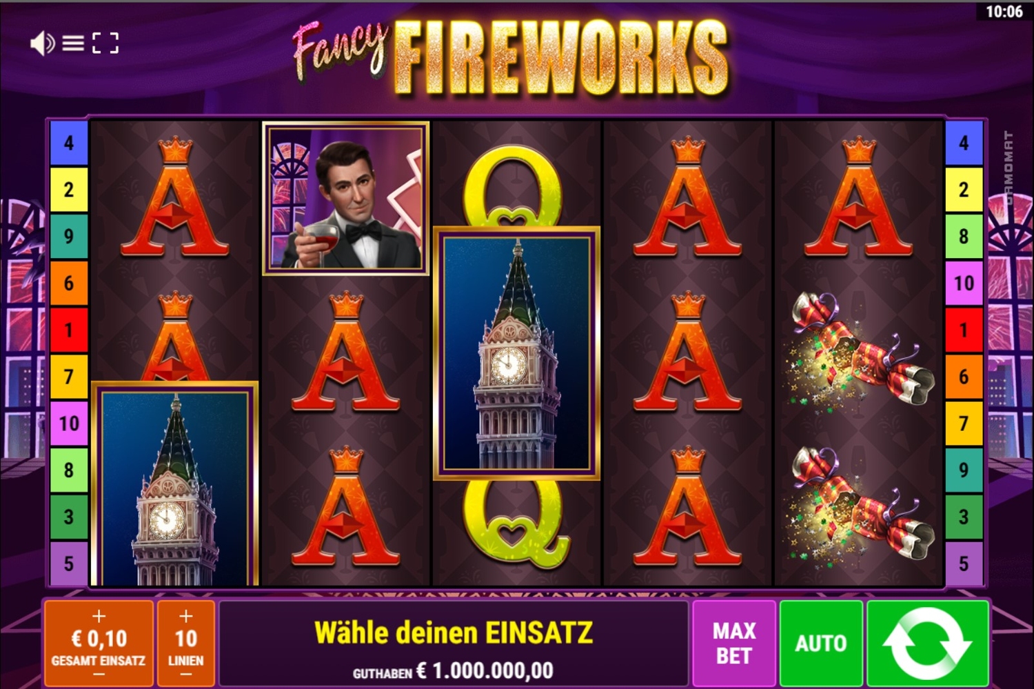 Fancy Fireworks Slot Gameplay