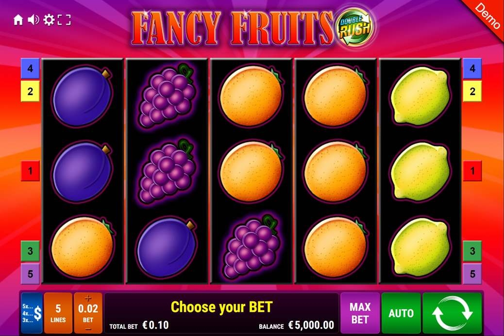 Fancy Fruits - Double Rush Slot Gameplay
