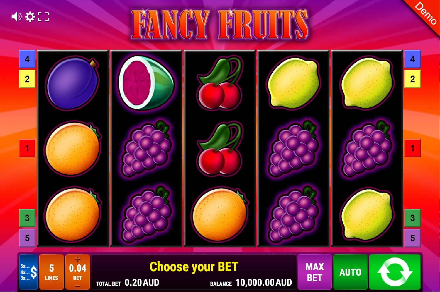 Fancy Fruits Slot Gameplay