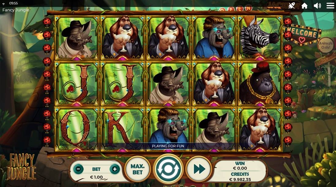 Fancy Jungle Slot Gameplay