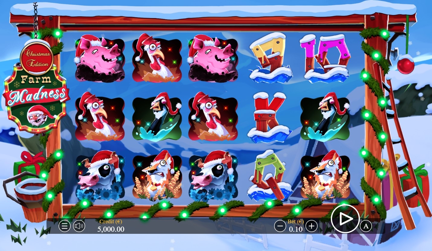 Farm Madness Christmas Edition Slot Gameplay
