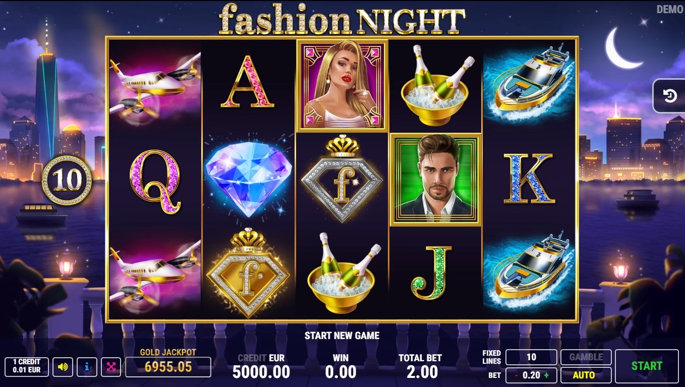 Fashion Night Slot Gameplay