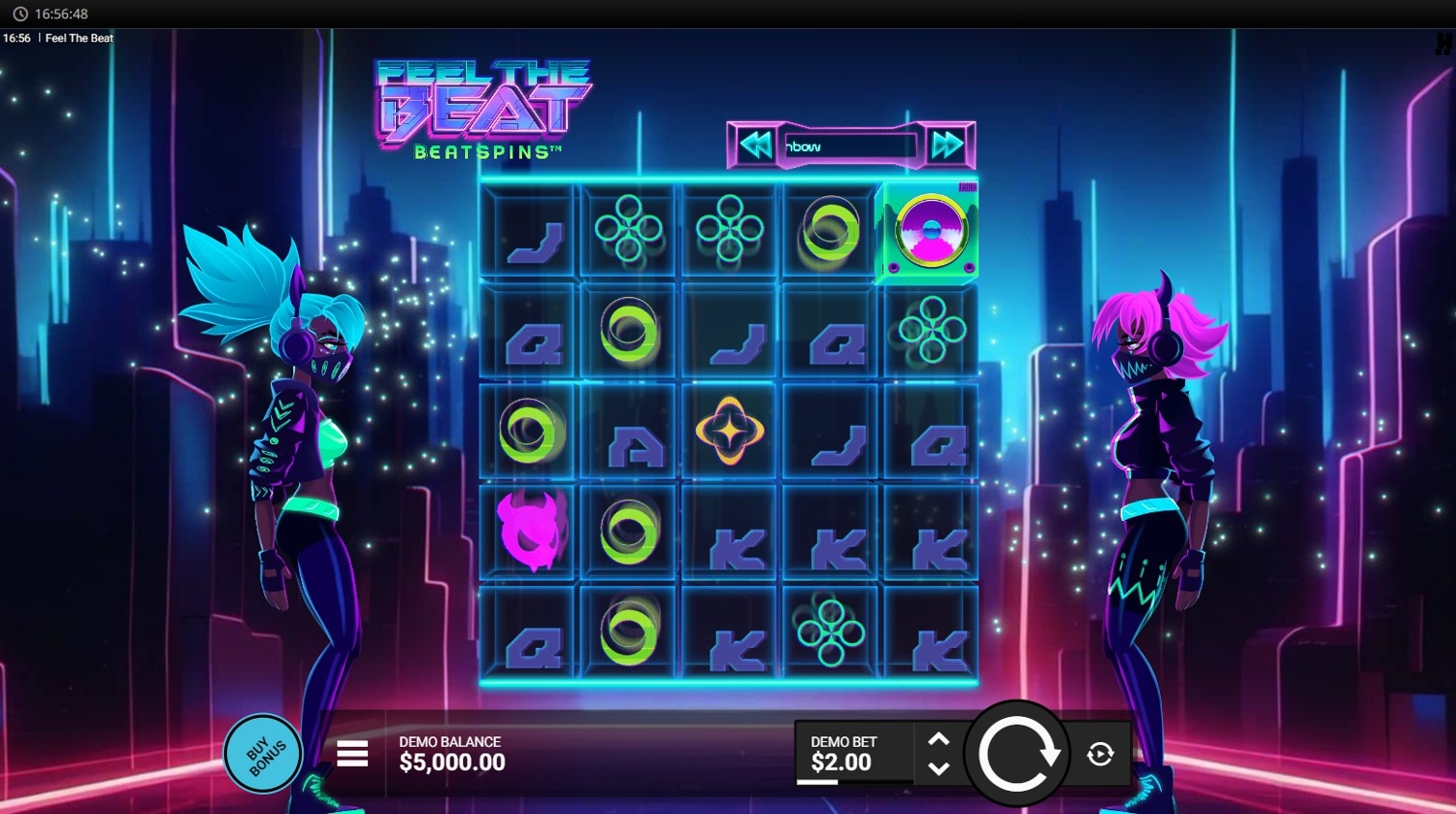 Feel The Beat Slot Gameplay