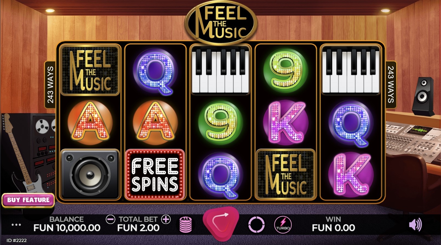 Feel the Music Slot Gameplay