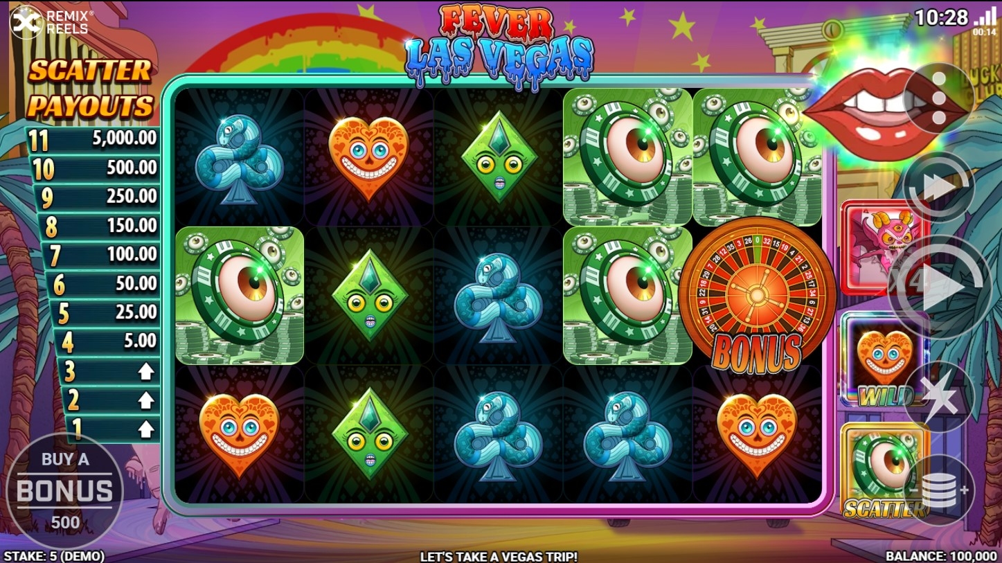Fever Las Vegas Slot Gameplay