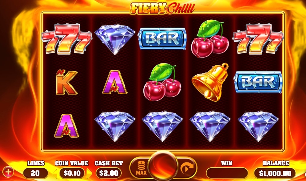Fiery Chilli Slot Gameplay