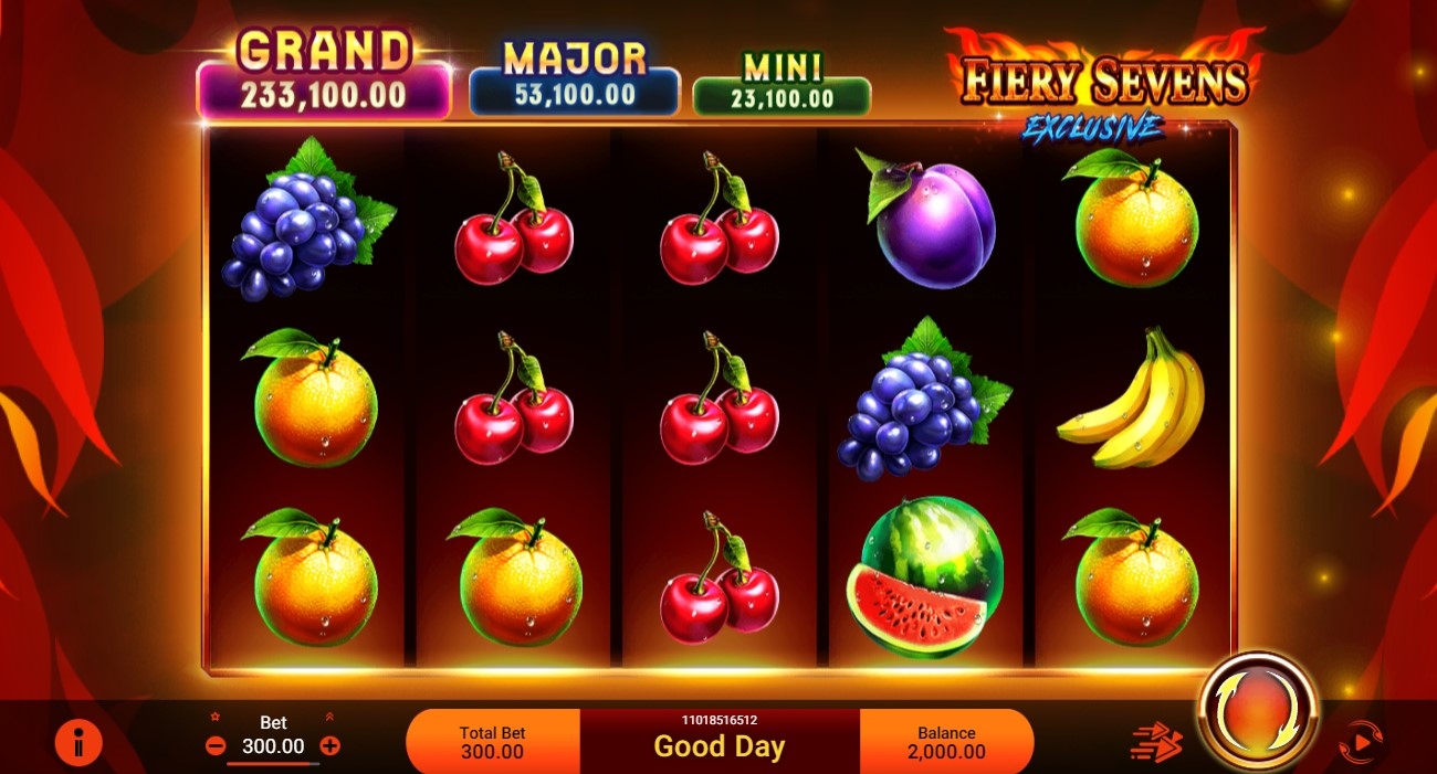 Fiery Sevens Exclusive Slot Gameplay