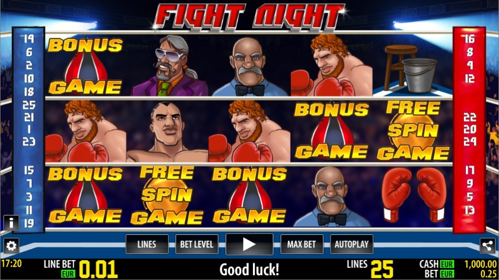Fight Night Slot Gameplay