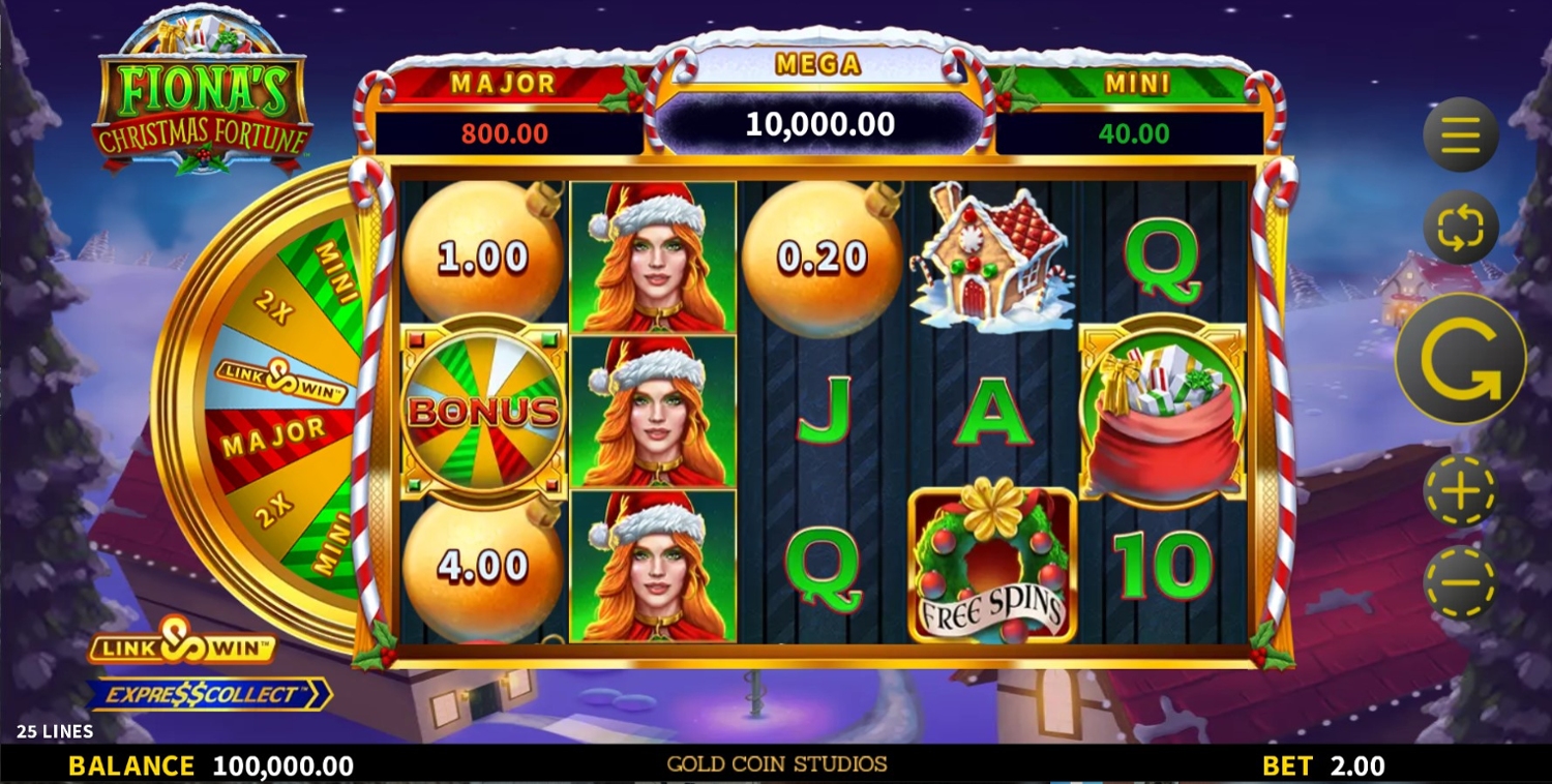 Fionas Christmas Fortune Slot Gameplay