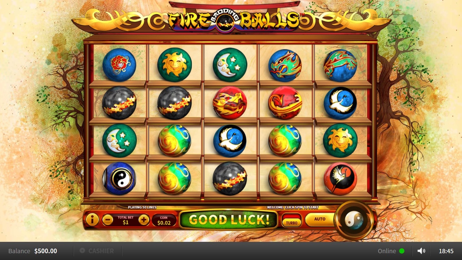 Fire Baoding Balls Slot Gameplay