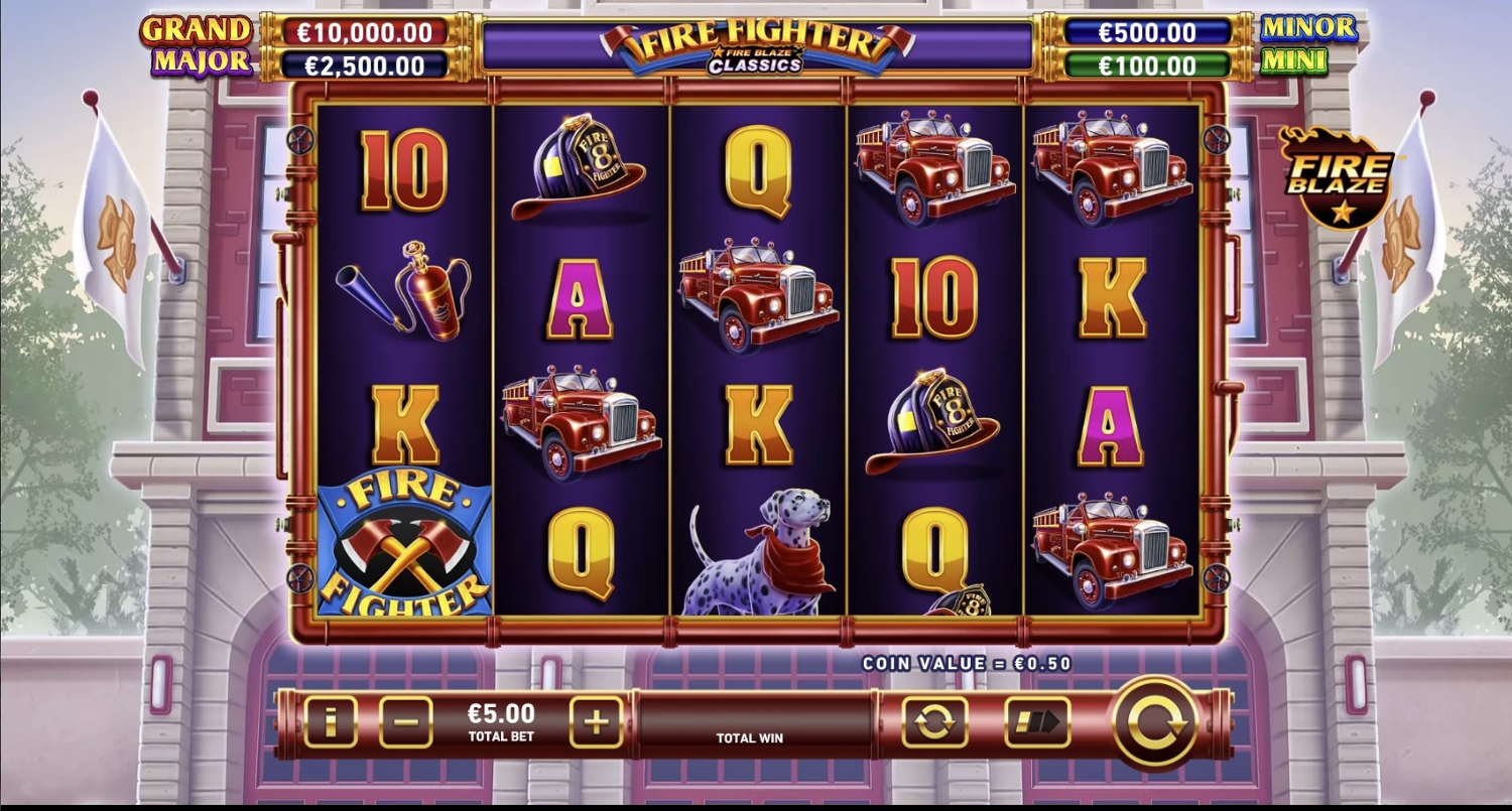 Fire Blaze: Fire Fighter Slot Gameplay