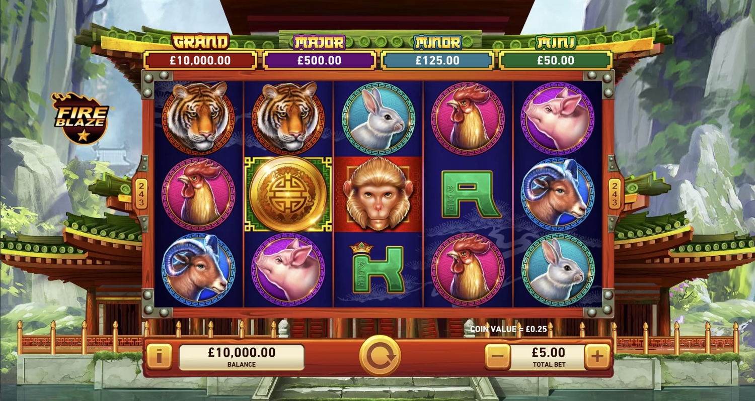 Fire Blaze: Golden Macaque Slot Gameplay