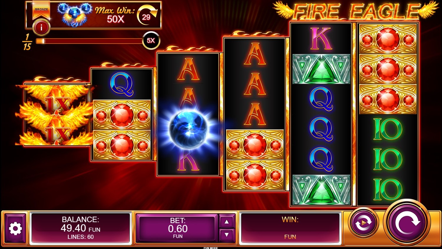 Fire Eagle Slot Gameplay