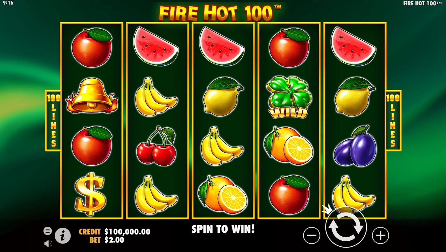 Fire Hot 100 Slot Gameplay