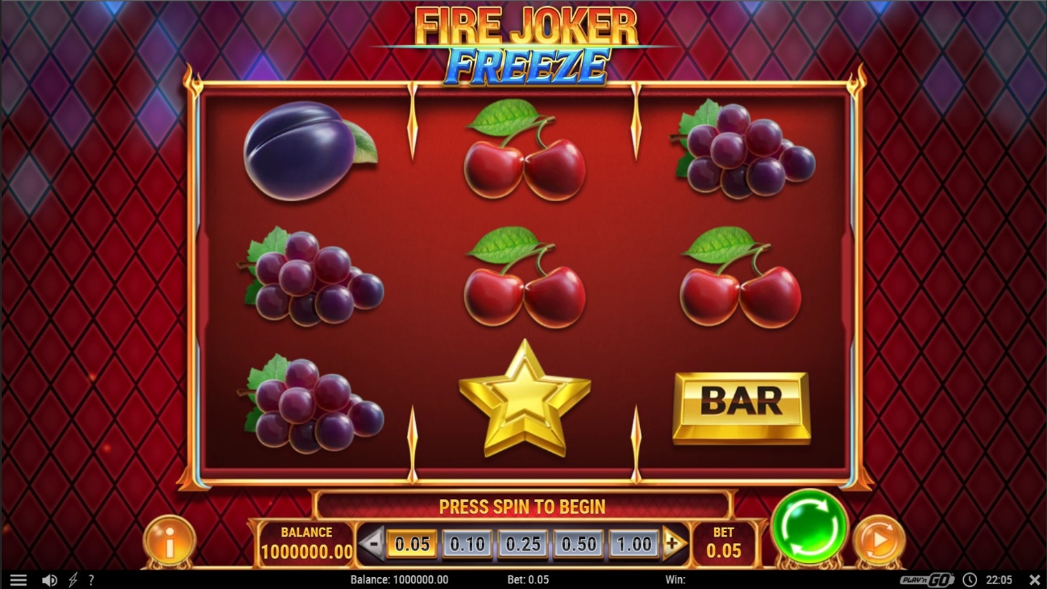Fire Joker Freeze Slot Gameplay
