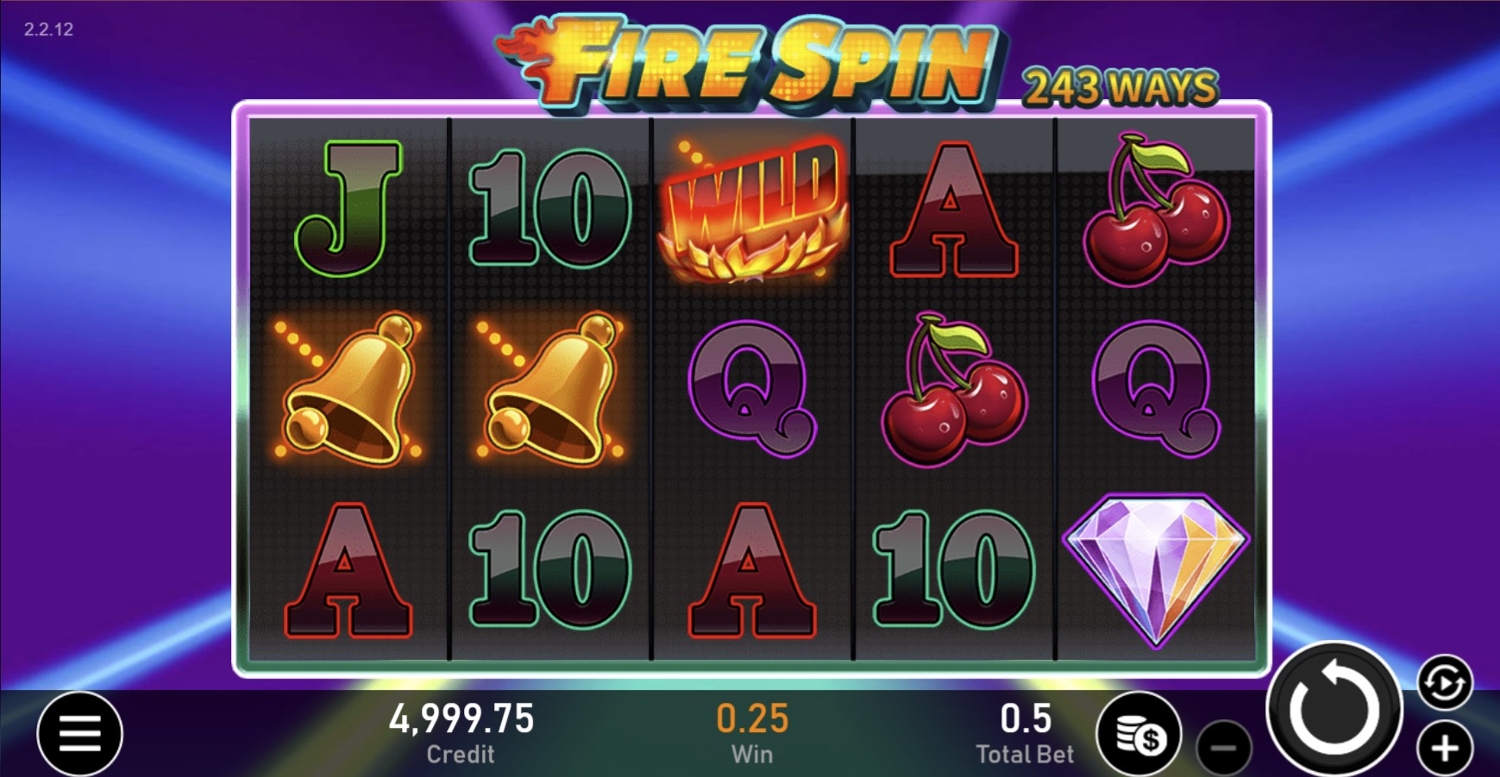 Fire Spin Slot Gameplay