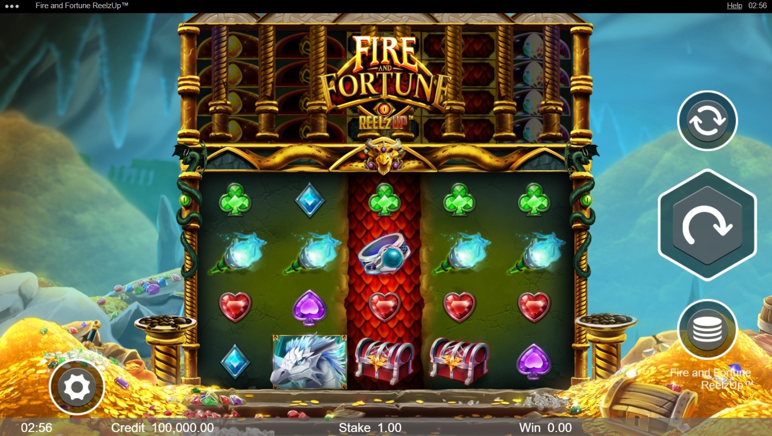 Fire and Fortune ReelzUp Slot Gameplay