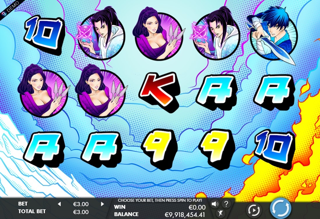 Fire and Ice Island Slot Gameplay