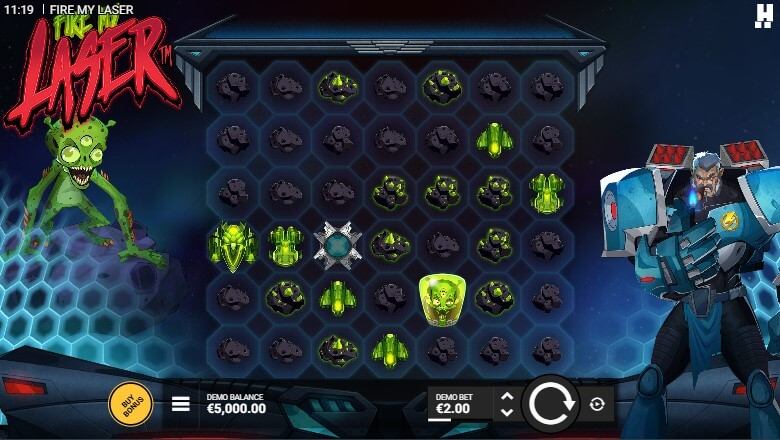 Fire my Laser Slot Gameplay