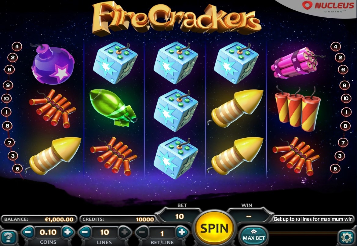 FireCrackers Slot Gameplay