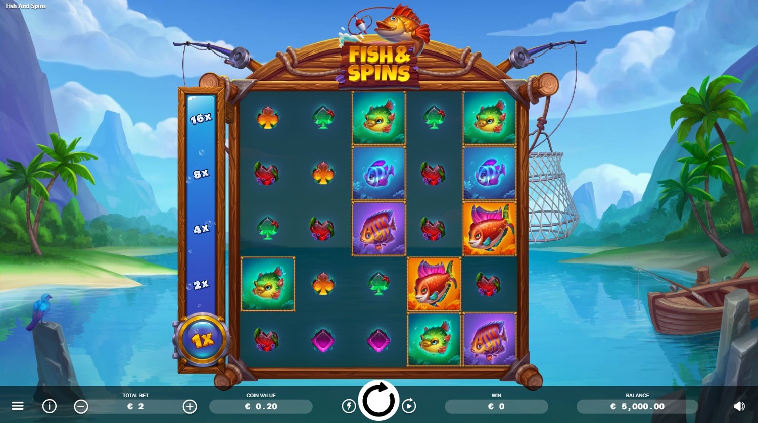 Fish & Spins Slot Gameplay