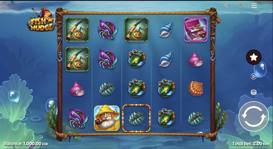 Fish 'n' Nudge Slot Gameplay