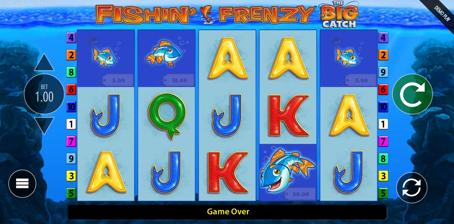 Fishin Frenzy The Big Catch Slot Gameplay