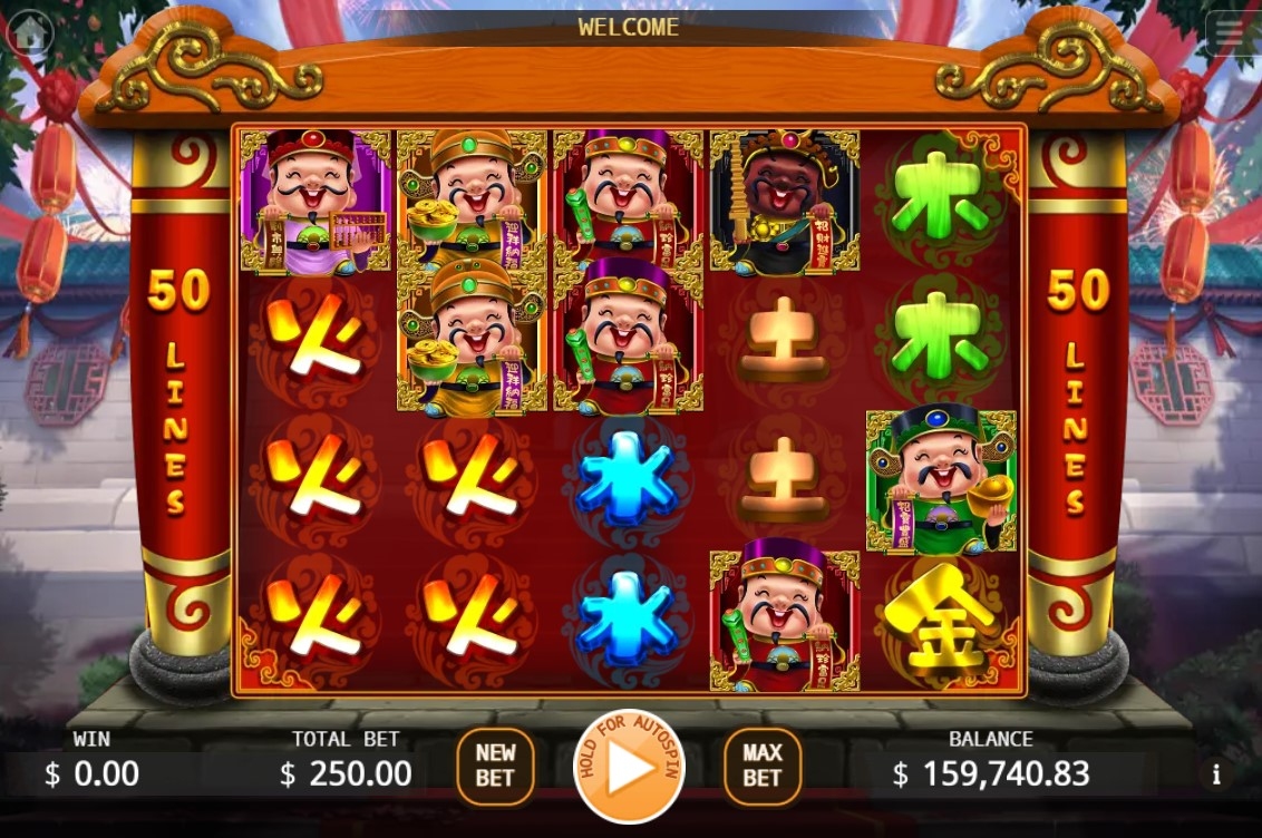 Five Fortune Gods Slot Gameplay