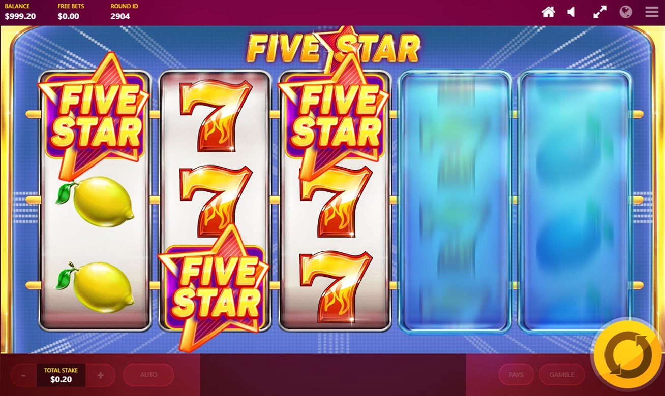 Five Star Slot Gameplay