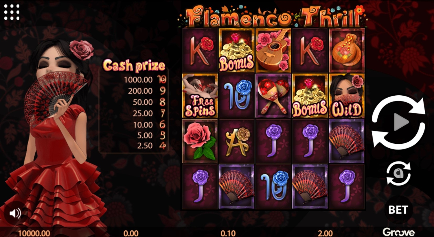 Flamenco Thrill Slot Gameplay